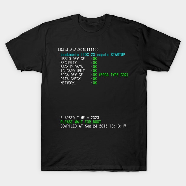 IIDX STARTUP COPULA VER. Type 2 T-Shirt by CommonSans